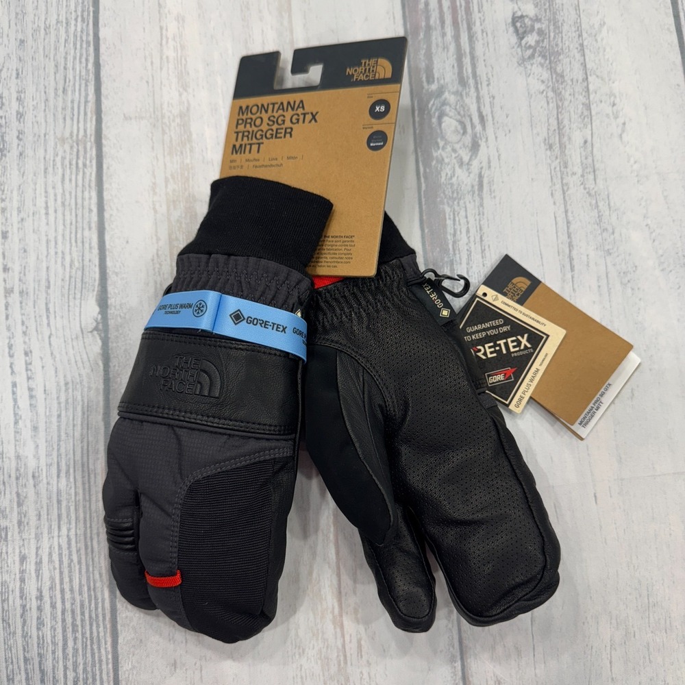 The North Face Montana Pro SG GTX Trigger Gortex Mittens Gloves XS Ski Snowboard